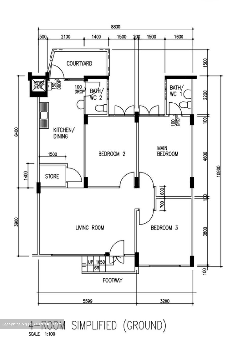 Blk 329 Woodlands Street 32 (Woodlands), HDB 4 Rooms #596559711